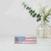 愛国心が強い細いカード スキニー名刺 (スタンド正面)