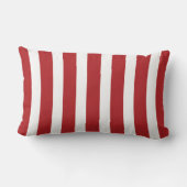 愛国心が強い赤の航海のなストライプ ランバークッション (裏面)