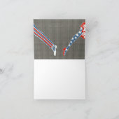 愛国心が強い足の~のカード/招待状 サンキューカード (内部)