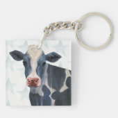 愛国心が強い農場-牛 キーホルダー (裏面)