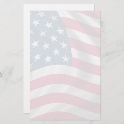 愛国心が強い静止した 便箋 (正面/裏面)