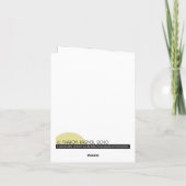 愛国心が強い音楽は感謝していしています サンキューカード (裏面)