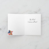 愛国心が強い音楽は感謝していしています サンキューカード (内部)