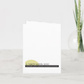 愛国心が強い音楽招待状 招待状 (裏面)