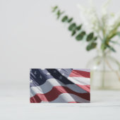 愛国心が強い2サイドビジネスのカード設計 名刺 (スタンド正面)