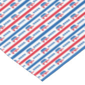 愛国心が強い2020人の共和党員象は縞で飾ります テーブルクロス (アングル)