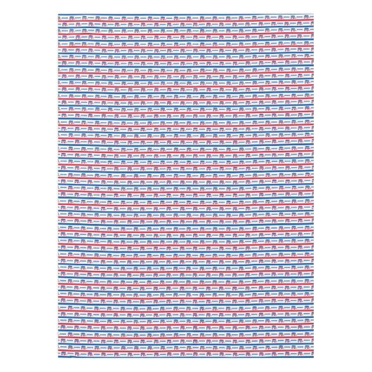 愛国心が強い2020人の共和党員象は縞で飾ります テーブルクロス (正面)