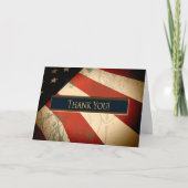 愛国心が強い-ありがとう-風化させた旗 サンキューカード (正面)
