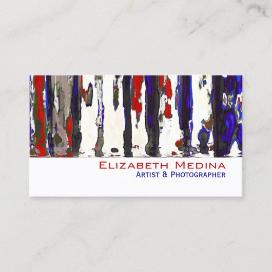 愛国心が強い~の名刺 名刺 (正面)