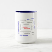 愛国心が強いDAR マグカップ (中央)