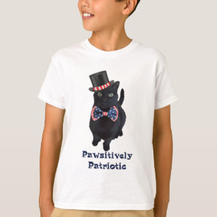 愛国心が強いPawsitively Tシャツ