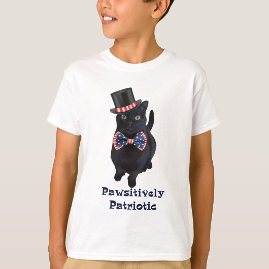 愛国心が強いPawsitively Tシャツ (正面)