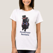 愛国心が強いPawsitively Tシャツ (正面)