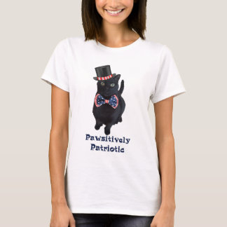 愛国心が強いPawsitively Tシャツ