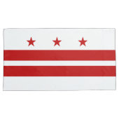 愛国心が強いWashington D.C. Flag 枕カバー (正面右)