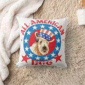 愛国心が強いWheaten クッション (ブランケット)