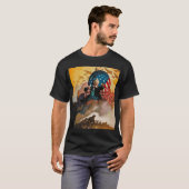 愛国心が強いWWIIポスターTシャツ Tシャツ (正面フル)