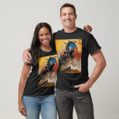 愛国心が強いWWIIポスターTシャツ Tシャツ (ユニセックス)