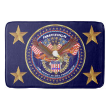 愛国心が強く大きいバス・マット24" x 36"