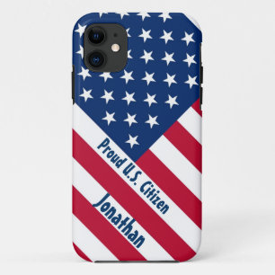 愛国心が強く誇り高い米国の市民F504 iPhone 11 ケース