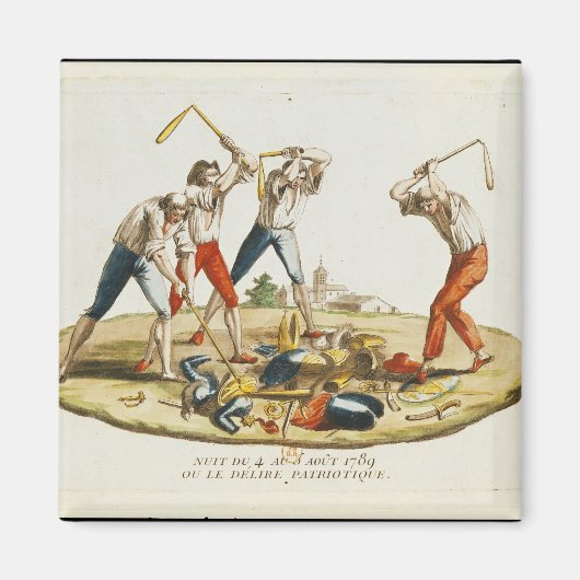 愛国心せん妄の夜 マグネット (正面)