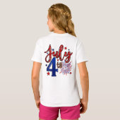 愛国心と生意気なTシャツ Tシャツ (裏面フル)