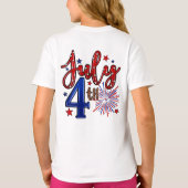 愛国心と生意気なTシャツ Tシャツ (裏面)