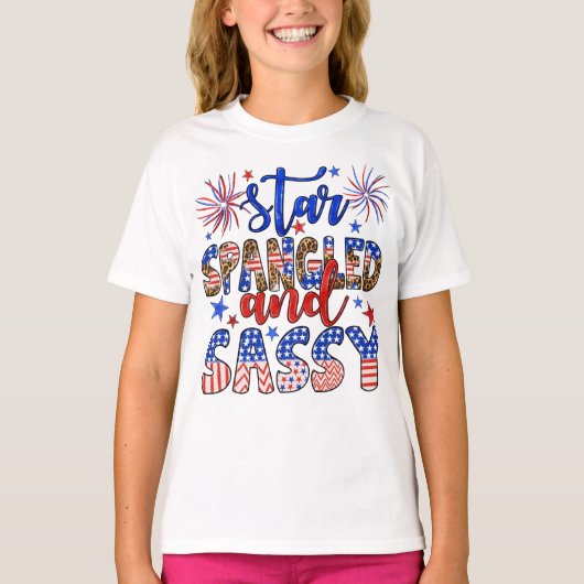 愛国心と生意気なTシャツ Tシャツ (正面)