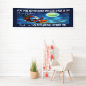 愛国心と第一志望者のクリスマス 横断幕 (インサイチュ)