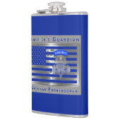 愛国心に富んだアメリカのパラトパー国旗 フラスク (左)