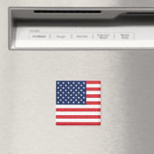 愛国心に満ちたアメリカ国旗の星とストライプ マグネット (インサイチュ (食洗機))