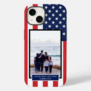 愛国心に満ちたアメリカ国旗の星とストライプ Case-Mate iPhone 14ケース