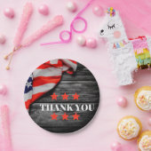 愛国心に満ちた感謝 ペーパープレート (パーティー)