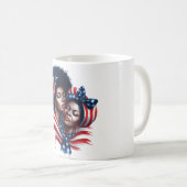 愛国心に満ちた母の日 コーヒーマグカップ (正面右)