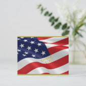 愛国心に満ちた・・・ありがとう！ ポストカード (スタンド正面)