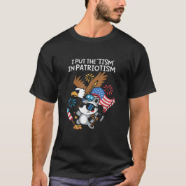 愛国心にTismを込めたアスリートイーグル Tシャツ