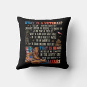 愛国心のあるアメリカ人を敬う退役軍人とは クッション (裏面)