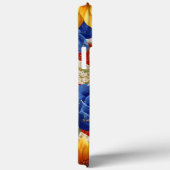 愛国心のあるアメリカ国旗とヒマワリ Case-Mate iPhoneケース (裏面 / 右)