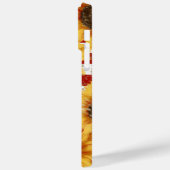 愛国心のあるアメリカ国旗とヒマワリ Case-Mate iPhoneケース (裏面 / 左)