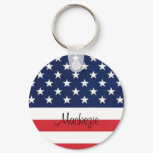 愛国心のあるアメリカ国旗の星とストライプモノグラム