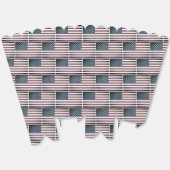 愛国心のあるアメリカ国旗の誕生日パーティーのポップコーン フェイバーボックス (見開き)