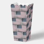 愛国心のあるアメリカ国旗の誕生日パーティーのポップコーン フェイバーボックス (正面)