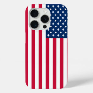 愛国心のあるアメリカ国旗の電話事件 iPhone 15 PROケース