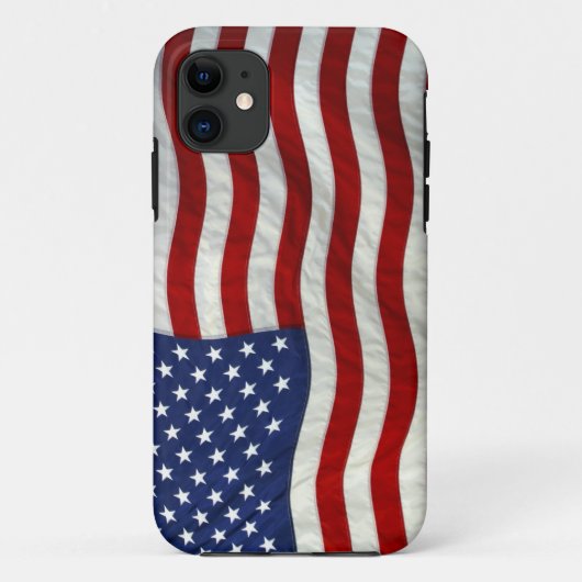 愛国心のあるアメリカ国旗のiPhoneケース Case-Mate iPhoneケース (裏面)