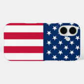 愛国心のあるアメリカ国旗のiPhoneケース Case-Mate iPhoneケース (裏面 (横))