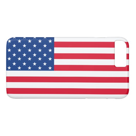愛国心のあるアメリカ国旗のiPhoneケース Case-Mate iPhoneケース (裏面(横))