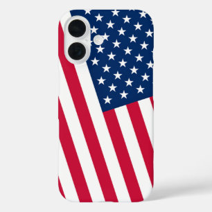 愛国心のあるアメリカ国旗のiPhoneケース iPhone 16ケース