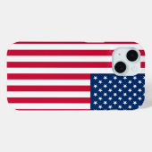 愛国心のあるアメリカ国旗のiPhoneケース Case-Mate iPhoneケース (裏面 (横))