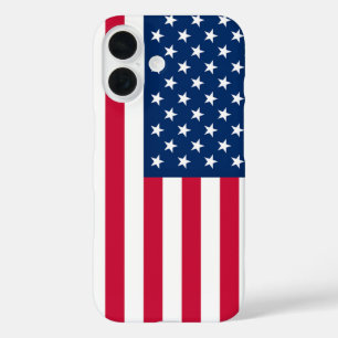 愛国心のあるアメリカ国旗のiPhoneケース iPhone 16ケース