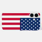愛国心のあるアメリカ国旗のiPhoneケース Case-Mate iPhoneケース (裏面 (横))